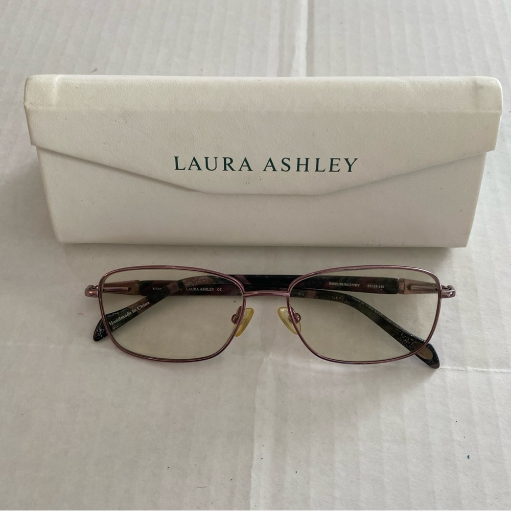 Laura Ashley Mia 2 burgundy Rose-Tinted Women's Glasses